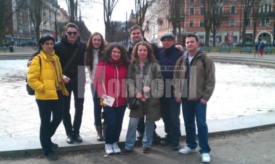 Grupul de elevi și profesori ai Colegiului Național „Nicu Gane” Fălticeni, la Stockholm