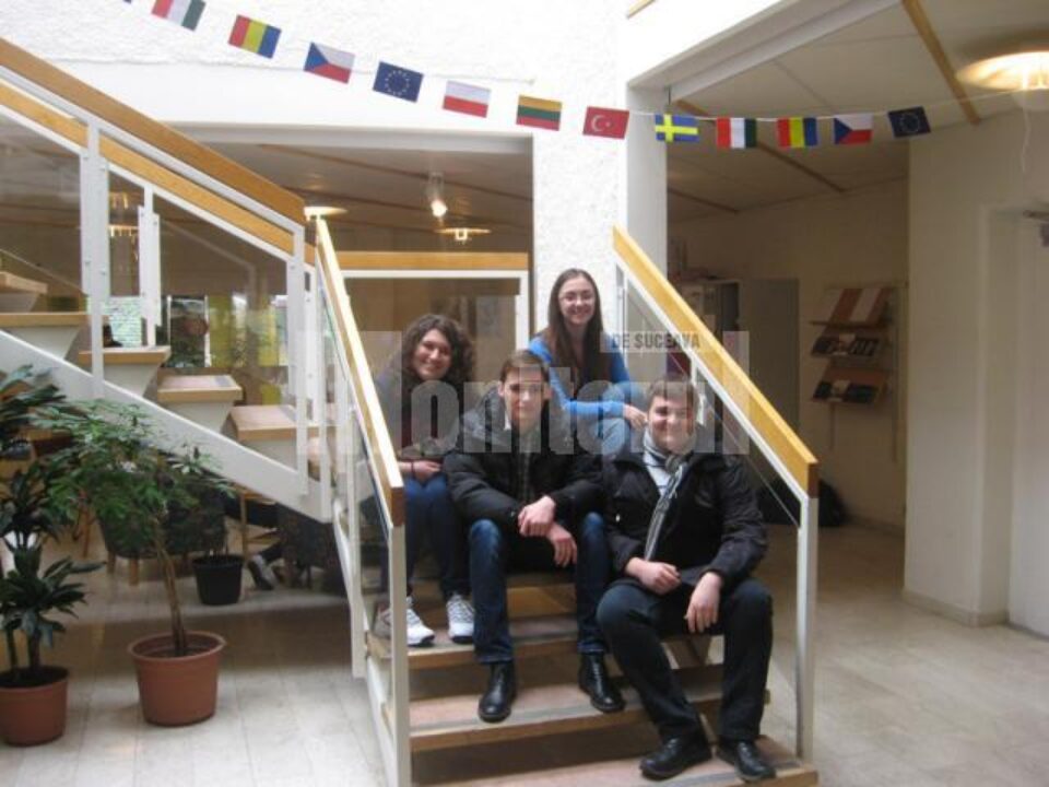 Grupul de elevi și profesori ai Colegiului Național „Nicu Gane” Fălticeni, la Stockholm