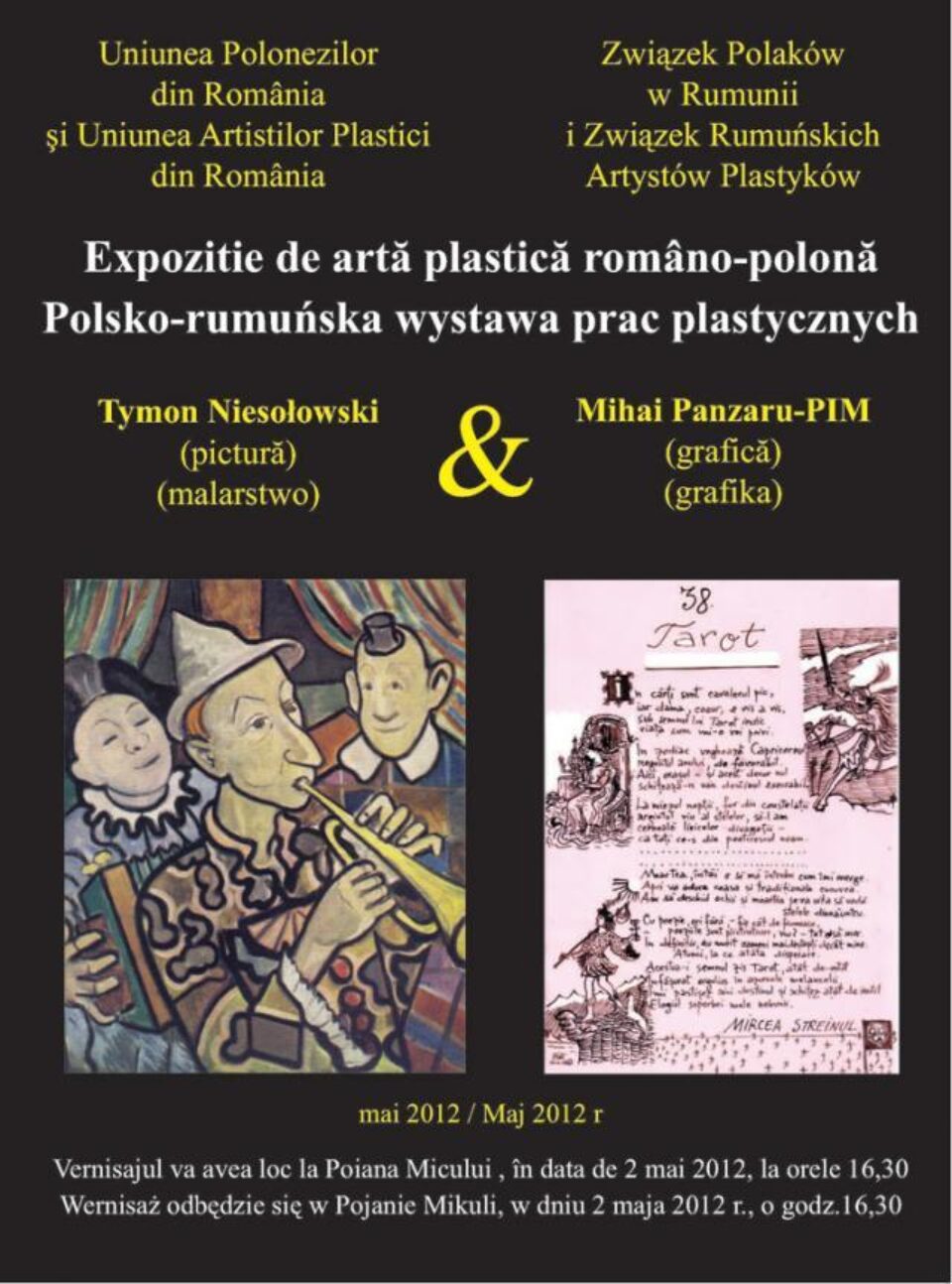 Expoziție de artă plastică româno - polonă