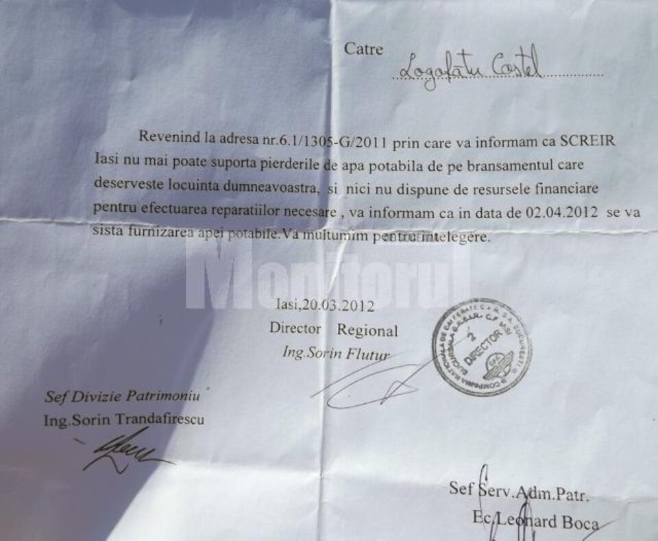 Oamenii din zonă au solicitat amânarea debranșării până se va găsi o soluție