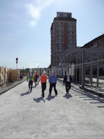 Ion Lungu a verificat lucrările de modernizare a zonei centrale a Sucevei