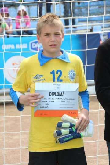 Teodor Axinte (Iași), cel mai bun portar la cluburi sportive