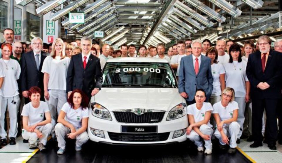 Skoda a produs 3 milioane de modele Fabia