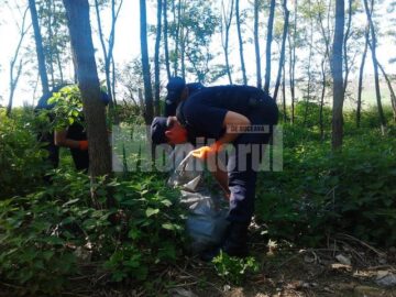 Jandarmii s-au implicat și ei în activitatea de ecologizare