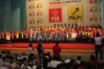 Lansarea campaniei electorale a USL Suceava pentru alegerile locale a avut loc în prezența a peste 800 de membri și simpatizanți PSD, PNL și PC