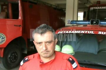 Plutonierul Paul Balahura, cel care a intrat în apă după eleva care vroia să se înece în râul Suceava