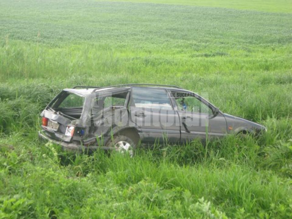 Mașina implicată în accident