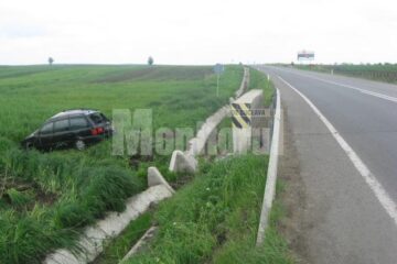 Mașina implicată în accident