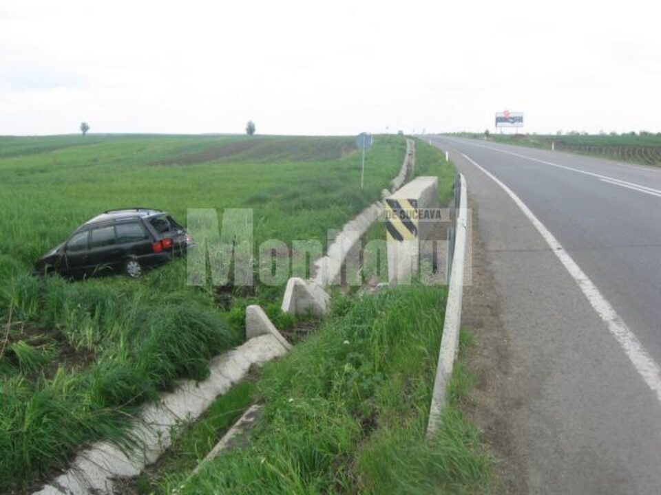Mașina implicată în accident