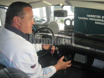 Colecționarul este convins că mașina nu-i va face probleme în lungul tur pe care și l-a propus