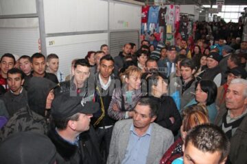 Ultimul control efectuat în Bazar a stârnit furia comercianților, sătui de amenzile încasate și supărați că le este confiscată marfa