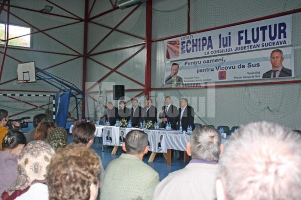 În urma întâlnirii de la Vicovu de Sus, cei prezenți și-au declarat susținerea pentru echipa Flutur-Iliuț