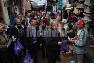 Ion Lungu s-a întâlnit cu comercianții din Bazar, pe care i-a asigurat de sprijinul său