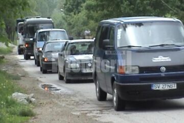 Constantin Baroiu a inițiat un marș auto pentru a trage un semnal de alarmă despre problemele din Broșteni