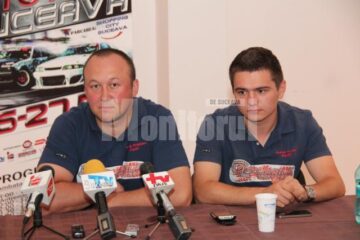 Răzvan Frățianu și Andrei Troașe, doi dintre sucevenii care reprezinta judetul la Campionatul National de Drift
