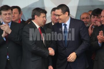 Președintele PSD și premierul României, Victor Ponta, susține candidatura lui Cătălin Coman pentru funcția de primar al municipiului Fălticeni, din partea USL