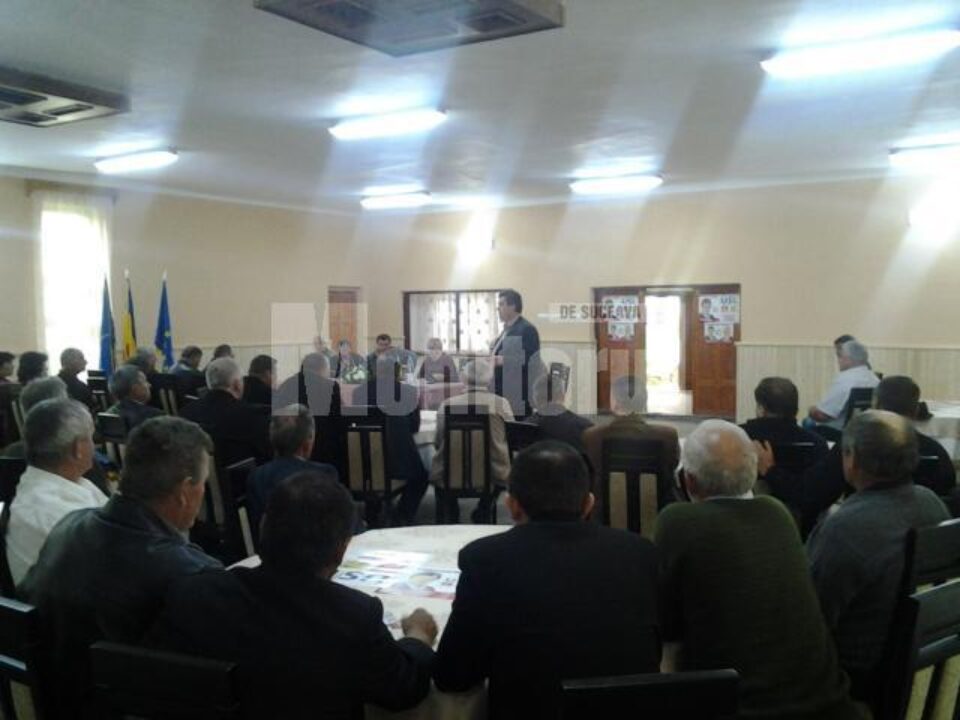 Cătălin Nechifor a prezentat la Stulpicani programul său pentru sprijinirea fermierilor suceveni