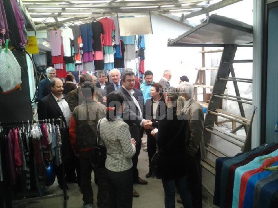 Cătălin Nechifor a fost prezent în bazarul din Rădăuți