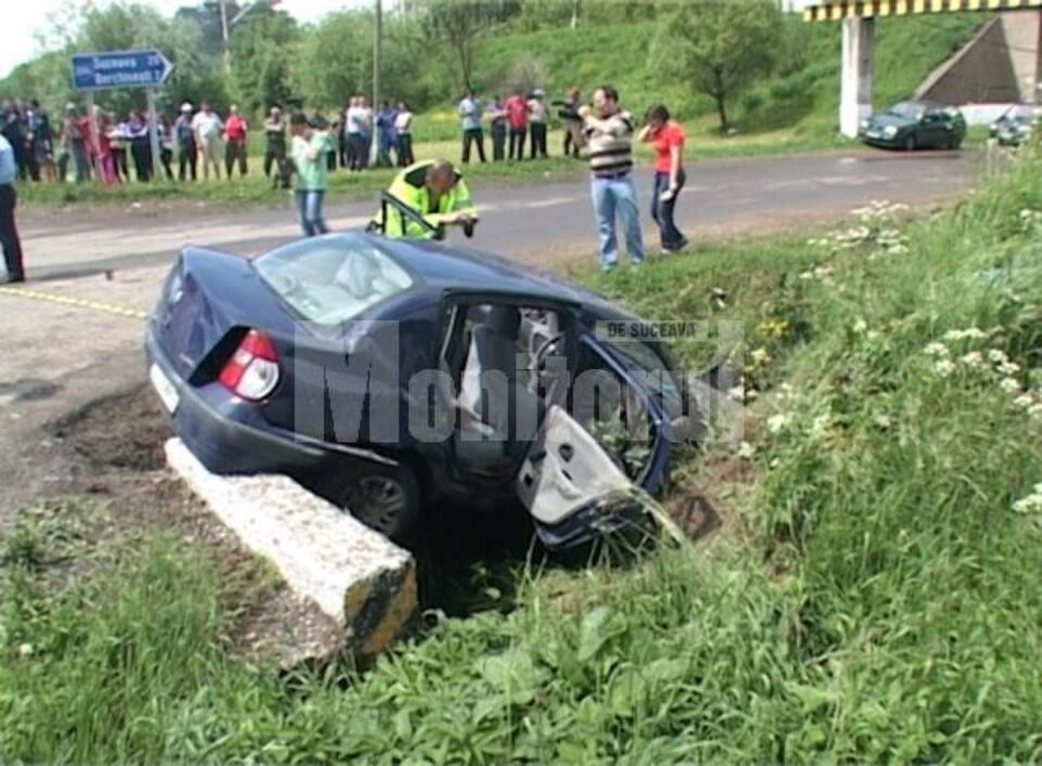 Accidentul s-a produs chiar la intersecția cu DJ 209C