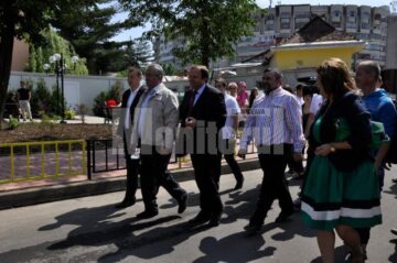 Șefii administrației sucevene în noul parc amenajat de Primăria Suceava