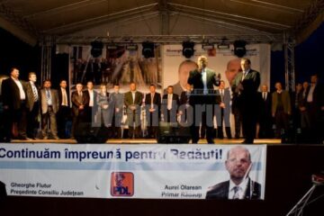 Olărean și-a prezentat echipa de consilieri în fața câtorva mii de rădăuțeni
