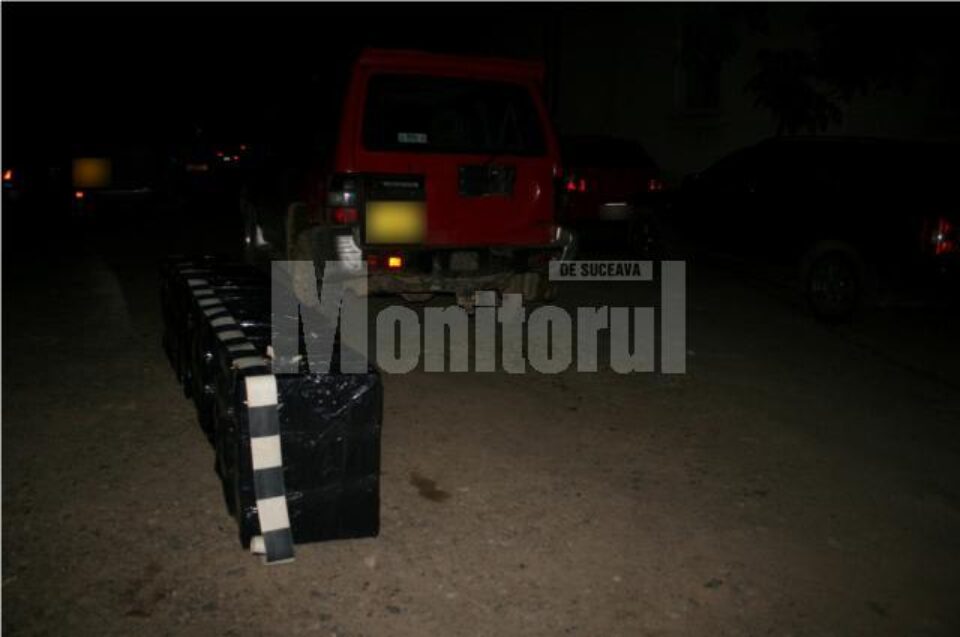 Autoturism cu aproape 5.000 de pachete de țigări de contrabandă, abandonat la Brodina