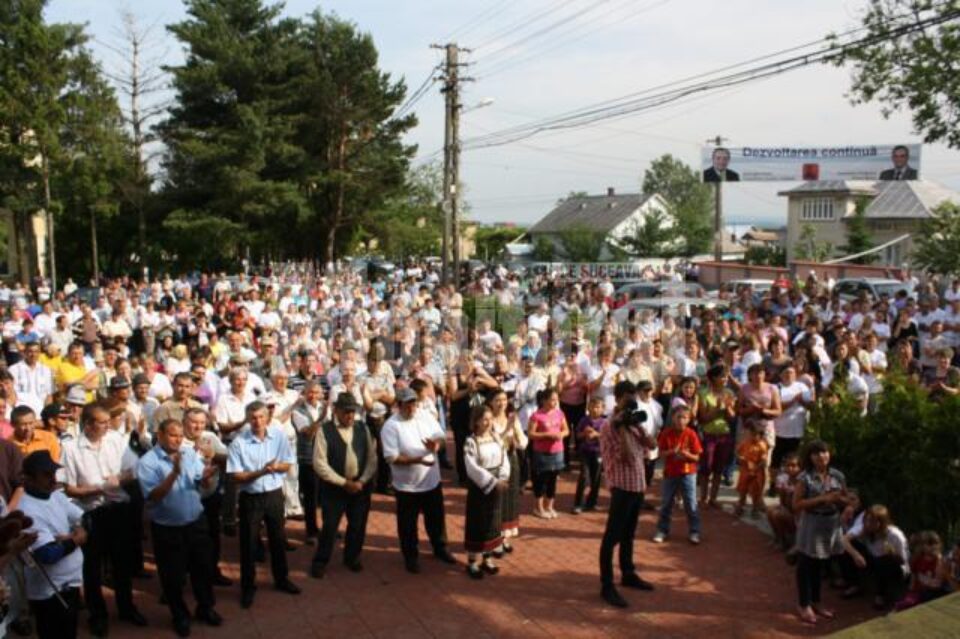 Gheorghe Flutur a fost primit ca acasă în comuna Moara