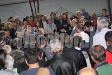 Gheorghe Flutur a fost primit de un număr impresionant de dorneni