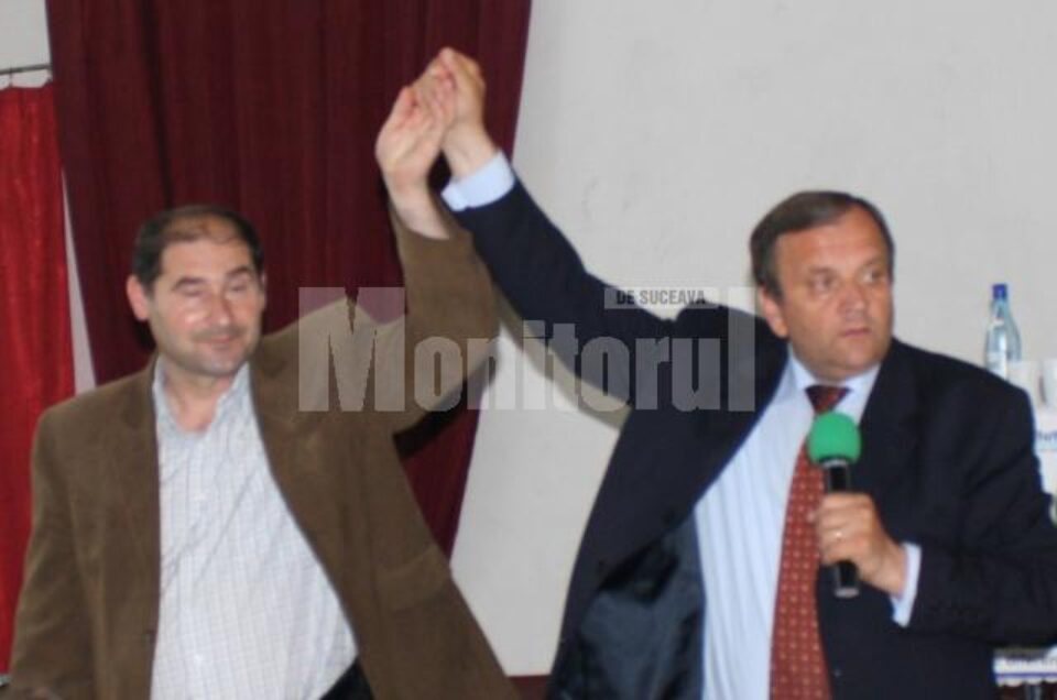 Gheorghe Flutur le-a solicitat locuitorilor din Cajvana să voteze candidatul PDL