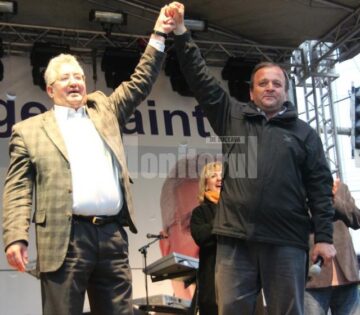 Ion Lungu alături de Gheorghe Flutur