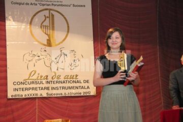 Câștigătoarea trofeului „Lira de Aur”, Loredana Hreceniuc