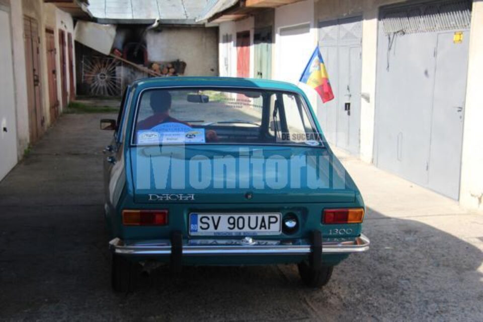 Dacia 1300 cu care Dănuț Crainiciuc va pleca în turul de 7.000 de kilometri