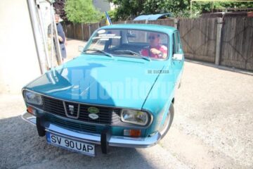 Dacia 1300 cu care Dănuț Crainiciuc va pleca în turul de 7.000 de kilometri