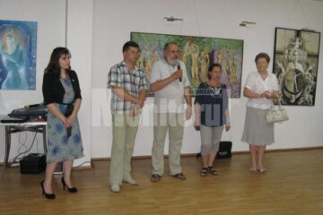 Moment de la deschiderea expoziției