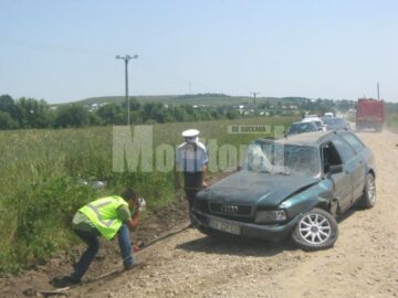 Ghinionul a făcut ca mașina să se izbească violent în cele doua femei