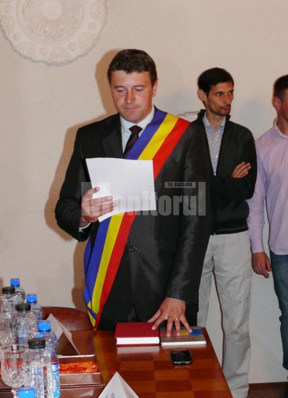 Primarul municipiului Fălticeni, Cătălin Coman, și-a preluat mandatul sâmbătă, 23 iunie