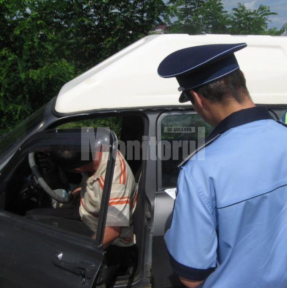 303 amenzi au fost date pentru nereguli constatate în trafic