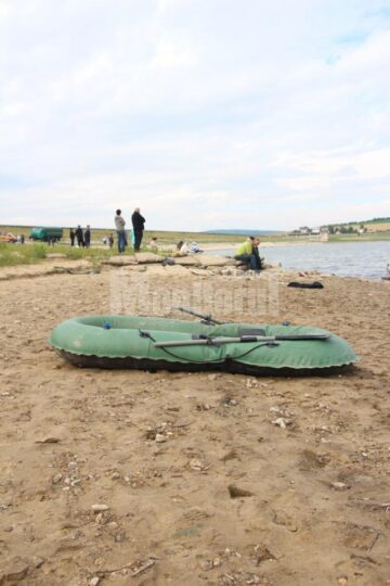 Barca în care s-au aflat cei doi