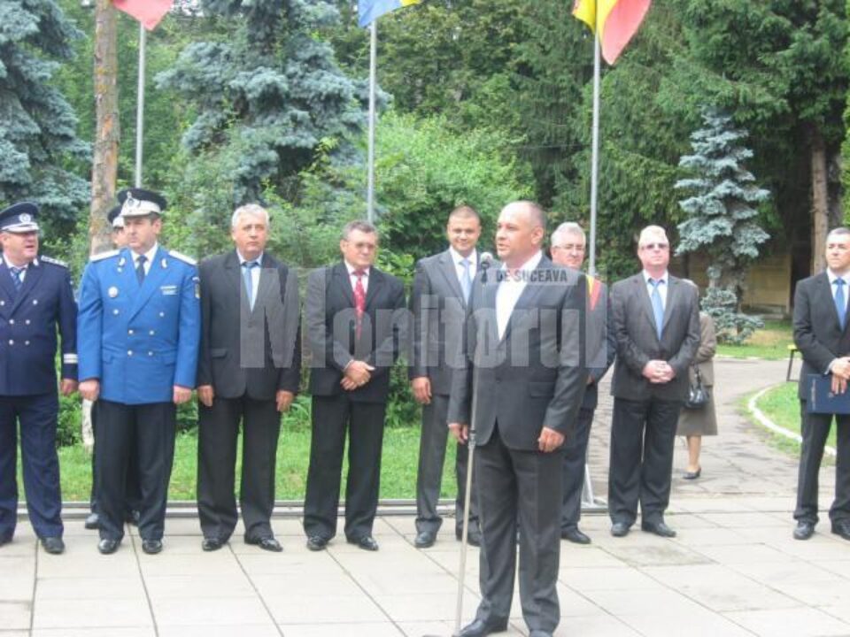 Ceremonia publică desfășurată la Suceava de Ziua Drapelului Național