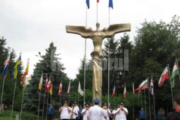 Ceremonia publică desfășurată la Suceava de Ziua Drapelului Național