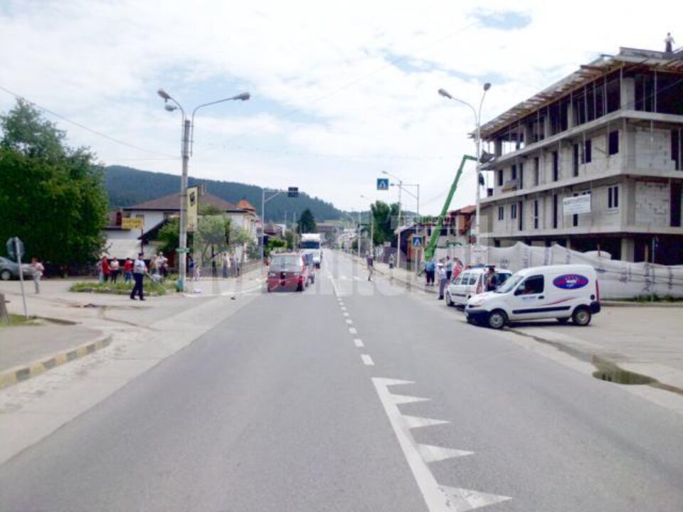 Locul unde s-a petrecut accidentul