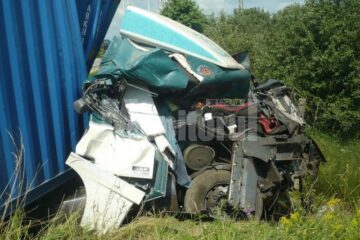 Impactul a fost deosebit de violent