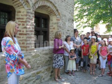 Moment de la festivitatea de deschidere a Atelierului de creație Micii Meșteșugari