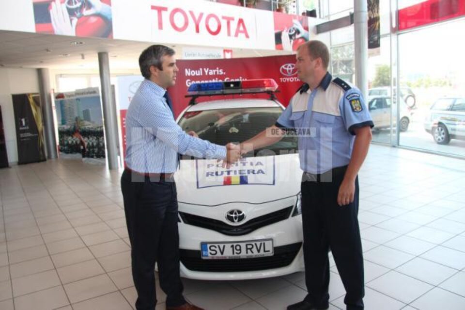 Predarea oficială a mașinii s-a făcut ieri, la reprezentanța Toyota Suceava