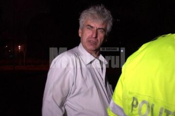Comisarul-șef Luigino Pânzariu, la scurt timp după accident