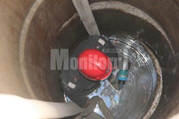 Exerciții la baza de pregătire a pompierilor de la Siret