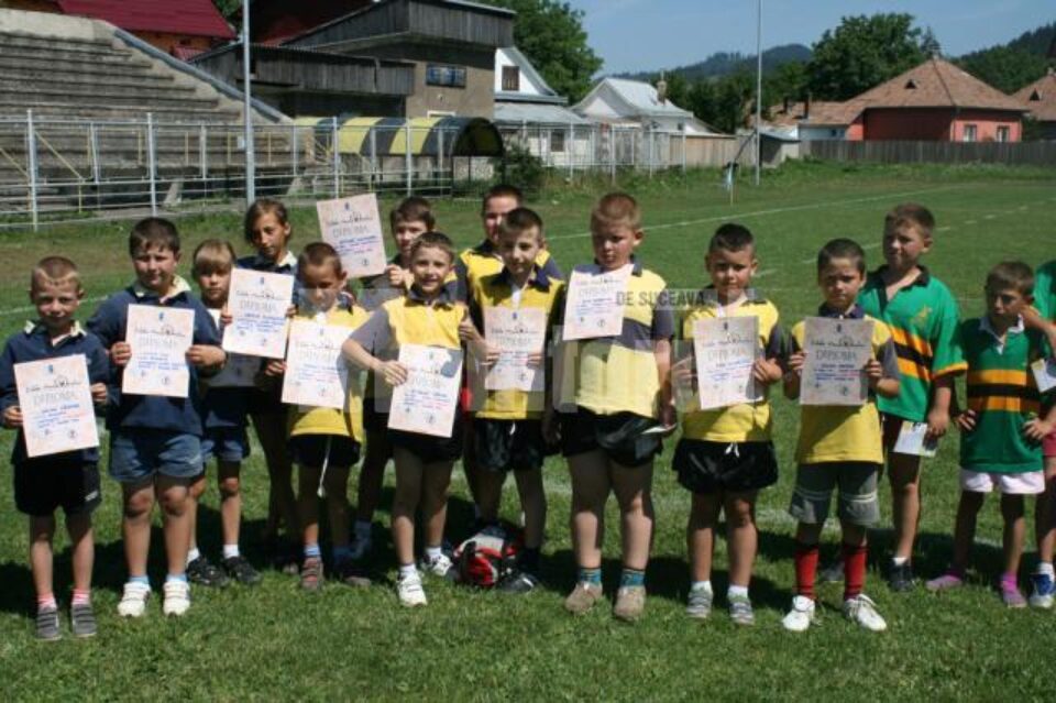 Copiii și juniorii au jucat rugby de Zilele Humorului
