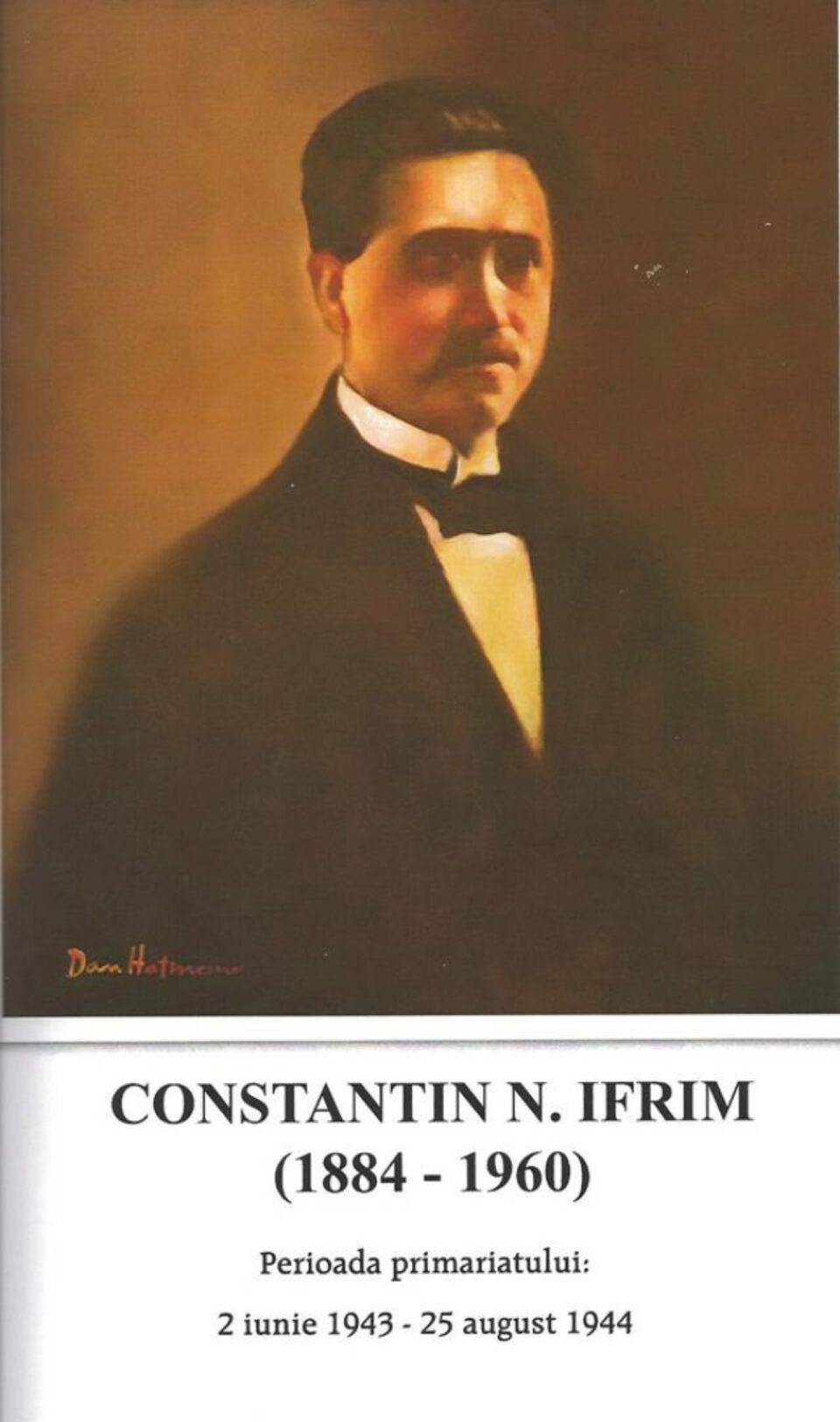 Constantin N. IFRIM, primar al Iașului între anii 1943-1944
