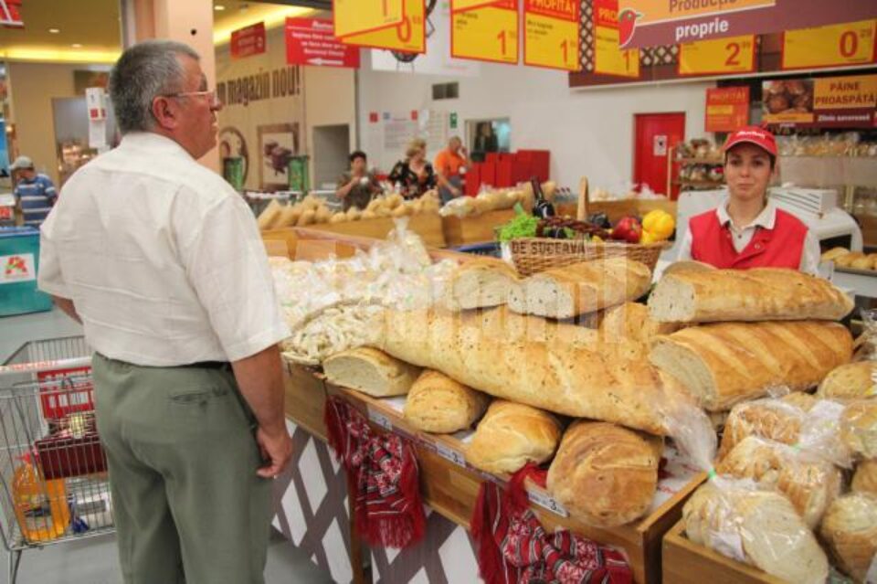 Clientul poate să își aleagă cantitatea de pâine pe care vrea să o cumpere