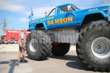 Samson, uriașul monster truck cu peste 500 de cai putere